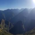 En arrivant sur le Machu Pichu depuis le Montana