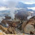 Cratère du volcan Mutnovsky
